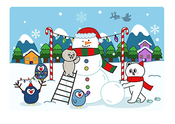 나무 캐릭터 동물캐릭터 크리스마스 겨울 일러스트 전구 사다리 산타모자 눈사람 단추 주택 따뜻함 사람없음 마을 목도리 눈 눈송이 물개 즐거움 펭귄 북극곰 눈굴리기 눈사람만들기 국내일러스트 일러캐릭터 AI파일 자연요소 식물 동물 모자_잡화 잡화 계절 기념일 감정 곰 포유류 조류 날씨 눈_날씨 건물 바다동물 도구 만들기 굴리기 파일형식 벡터