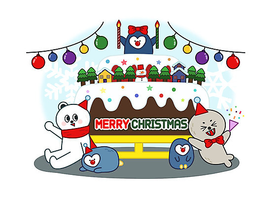 캐릭터 동물캐릭터 크리스마스 겨울 일러스트 전구 촛불 눈사람 조명 주택 따뜻함 미소 사람없음 장식 소나무 물개 즐거움 펭귄 북극곰 가랜드 일러캐릭터 AI파일 나무 동물 계절 기념일 감정 초 곰 포유류 조류 표정 건물 바다동물 파티용품 파일형식 벡터