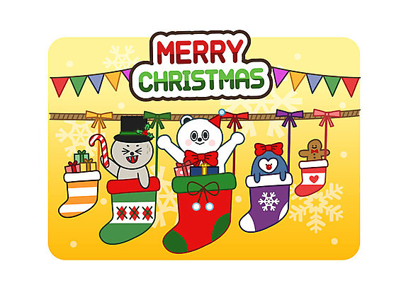 캐릭터 동물캐릭터 크리스마스 겨울 일러스트 양말 따뜻함 선물 사람없음 장식 선물상자 물개 즐거움 펭귄 북극곰 크리스마스양말 가랜드 진저맨 일러캐릭터 AI파일 동물 계절 기념일 감정 크리스마스장식 곰 포유류 조류 상자 바다동물 파티용품 진저쿠키 파일형식 벡터