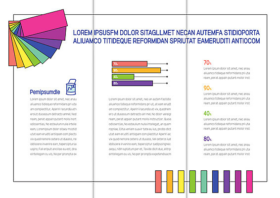 템플릿 표지디자인 북디자인 출판디자인 내지 리플렛 컬러 북커버 3단접지 그래프 미술 팜플렛 사람없음 컬러풀 페인트통 색채 이미지템플릿 컬러칩 AI파일 문화예술 통 페인트 파일형식 벡터