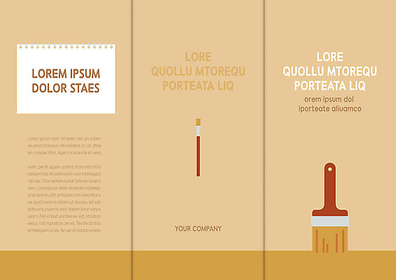 템플릿 표지디자인 북디자인 출판디자인 교육 표지 리플렛 북커버 3단접지 미술 팜플렛 사람없음 갈색 페인트 물감 붓 스케치북 미술교육 이미지템플릿 AI파일 컬러 문화예술 학용품 미술도구 파일형식 벡터