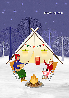 전신 PSD 나무 커플 여자 행복 별 여유 겨울 연주 일러스트 휴가 텐트 사람 성인 두명 보라색 캠핑 기타 모닥불 난로 즐거움 힐링 야외의자 성인만 겨울캠프 국내일러스트 자연요소 식물 계절 감정 음악 컬러 의자 관계 불 현악기 레저 캠핑도구 난방기 파일형식