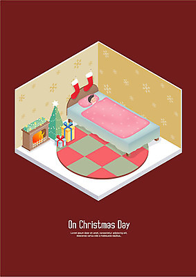 남자 행복 어린이 크리스마스 겨울 일러스트 선물 한명 사람 상반신 선물상자 컬러풀 눕기 크리스마스트리 카펫 침대 잠 입체 벽난로 연말연시 크리스마스양말 아이소메트릭 연말 국내일러스트 AI파일 1 계절 기념일 감정 컬러 가구 크리스마스장식 모션 양말 상자 파일형식 벡터