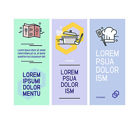 템플릿 배너 배너템플릿 세로배너 요리사모자 요리 사람없음 레스토랑 현수막 냄비 강의 국자 메뉴판 뒤집개 배너세트 엑스배너 AI파일 모자_잡화 주방용품 세로 세트 식당 요리사 솥 파일형식 벡터