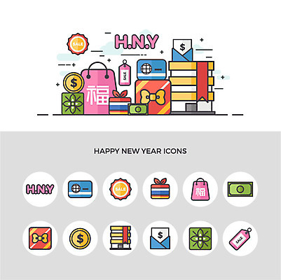 아이콘 행복 돈 선물 사람없음 쇼핑 세트 쇼핑백 꼬리표 세일 동전 신용카드 편지 보따리 해피뉴이어 백화점 새해선물 2D아이콘 AI파일 감정 가방 새해 금융 라벨 상점 새해인사 재산 파일형식 벡터 명절선물