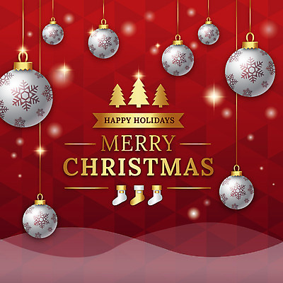 백그라운드 크리스마스 일러스트 사람없음 장식 빨간색 빛 장식볼 금색 소나무 눈송이 크리스마스양말 오너먼트 국내일러스트 AI파일 나무 기념일 컬러 크리스마스장식 양말 눈_날씨 파일형식 벡터