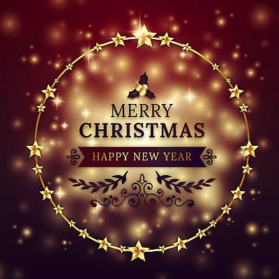 열매 별 백그라운드 잎 크리스마스 일러스트 나뭇잎 사람없음 빨간색 빛 반짝임 금색 나뭇가지 국내일러스트 AI파일 자연요소 나무 식물 기념일 컬러 모션 파일형식 벡터