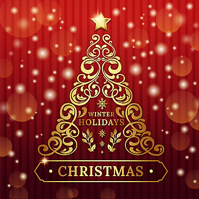 별 백그라운드 크리스마스 겨울 일러스트 나뭇잎 사람없음 빨간색 빛 크리스마스트리 줄무늬 금색 나뭇가지 눈송이 보케 겨울배경 국내일러스트 AI파일 자연요소 나무 계절 기념일 컬러 잎 무늬 눈_날씨 파일형식 벡터