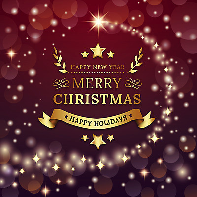 별 백그라운드 크리스마스 일러스트 사람없음 빨간색 빛 금색 나뭇가지 보케 국내일러스트 AI파일 자연요소 나무 기념일 컬러 파일형식 벡터