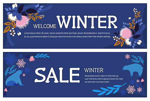PSD 식물 템플릿 배너 배너템플릿 열매 꽃 ZIP 웹템플릿 겨울 나뭇잎 이벤트 사람없음 파란색 세트 세일 현수막 눈송이 북극곰 이벤트배너 웹배너 빅배너 계절 컬러 잎 곰 눈_날씨 파일형식