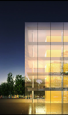 PSD 나무 편집이미지 건축 유리 주택 빌딩 사람없음 야외 건물 빛 반사 3D소스 3D 도시 야간 디지털합성 편집3D 자연요소 식물 건축물 재질 파일형식