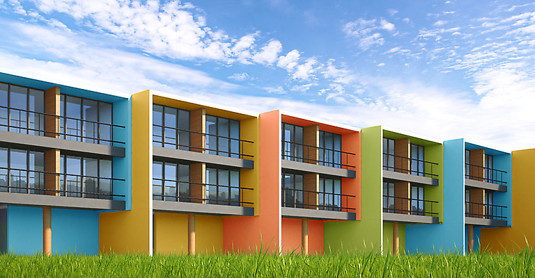 주간 PSD 구름 편집이미지 건축 창문 하늘 주택 빌딩 사람없음 야외 건물 컬러풀 3D소스 3D 발코니 도시 디지털합성 연립주택 편집3D 자연요소 건축물 컬러 파일형식