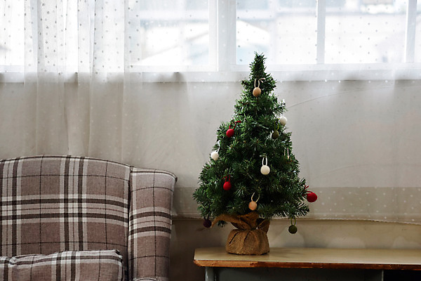 포토 JPG 스튜디오촬영 크리스마스 겨울 크리스마스용품 실내 사람없음 인테리어 소파 크리스마스트리 장식볼 커튼 책상 감성 국내포토 디자인 계절 기념일 가구 컨셉 의자 내부 장식 용품 파일형식