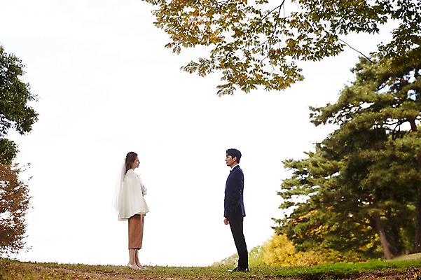 포토 JPG 주간 전신 나무 커플 응시 여자 남자 행복 자연 면사포 사랑 사람 초원 20대 성인 야외 두명 옆모습 30대 마주보기 한국인 가을 예복 설레임 올림픽공원 성인만 국내포토 자연요소 식물 시선 옷 계절 공원 감정 뷰포인트 관계 모션 서울 동양인 청년 장년 생태계 결혼소품 파일형식