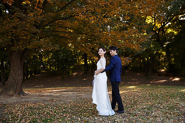 포토 JPG 주간 전신 커플 응시 공원 여자 남자 행복 웨딩드레스 허리손 결혼 단풍 낙엽 사랑 미소 사람 정장 턱시도 20대 성인 야외 두명 옆모습 30대 손잡기 한국인 가을 설레임 신랑신부 올림픽공원 성인만 국내포토 자연요소 시선 드레스 옷 계절 공공시설 감정 신부_웨딩 뷰포인트 포즈 신랑 잎 관계 모션 서울 표정 동양인 이벤트 청년 장년 파일형식