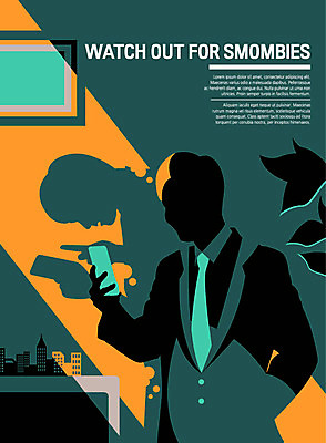 남자 실루엣 일러스트 고개숙이기 경고 한명 사람 빌딩 성인 초록색 스마트폰 주황색 한국인 도시 사회이슈 스마트 조심 중독 스몸비 국내일러스트 AI파일 1 컬러 컨셉 촬영기법 숙이기 동양인 건물 핸드폰 스마트기기 신조어 파일형식 벡터