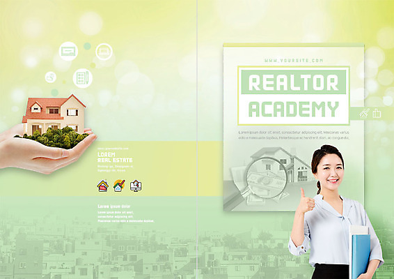 PSD 템플릿 표지디자인 북디자인 출판디자인 여자 표지 리플렛 북커버 비즈니스 돋보기 부동산 주택 한명 미소 들기 사람 정장 팜플렛 상반신 성인 신체부위 30대 모형 한국인 최고 돈더미 부동산전문가 성인여자한명만 이미지템플릿 1 옷 돈 모션 표정 동양인 건물 장년 재산 전문직 여자한명만 성인여자만 파일형식 더미