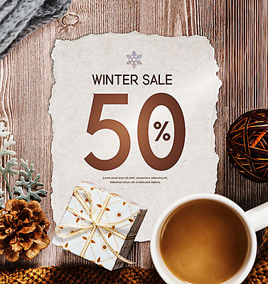 PSD 편집이미지 종이 커피 겨울 선물 사람없음 선물상자 쇼핑 갈색 세일 목도리 털실 솔방울 반값 이미지편집 잡화 계절 음료 컬러 상자 실 파일형식