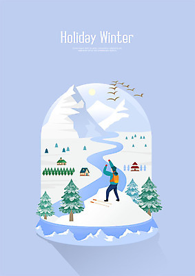 전신 PSD 남자 겨울 일러스트 레저 휴가 산 한명 사람 성인 파란색 등산 트래킹 눈 정상 편안함 즐거움 힐링 홀리데이 성인남자한명만 국내일러스트 자연요소 1 계절 감정 컬러 날씨 감각 남자한명만 성인남자만 파일형식