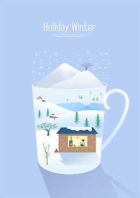 PSD 여자 겨울 일러스트 휴가 산 한명 사람 상반신 성인 컵 파란색 독서 눈 편안함 난로 별장 즐거움 시골집 힐링 홀리데이 성인여자한명만 눈덮임 국내일러스트 자연요소 1 식기 계절 감정 컬러 컨셉 날씨 주택 감각 난방기 여자한명만 성인여자만 파일형식