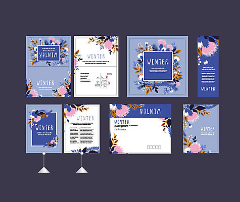 템플릿 배너템플릿 꽃 행복 잎 겨울 패턴 나뭇잎 이벤트 사람없음 파란색 세트 컬러풀 현수막 전단 엽서 초대장 약도 소봉투 행사세트 행사템플릿 AI파일 식물 배너 계절 감정 컬러 지도 무늬 편지봉투 카드_감사 편지 홍보물 파일형식 벡터