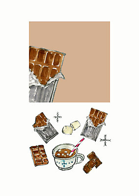 PSD 음료 겨울 일러스트 디저트 사람없음 컬러풀 겨울간식 코코아 마시멜로우 국내일러스트 계절 음식 컬러 파일형식