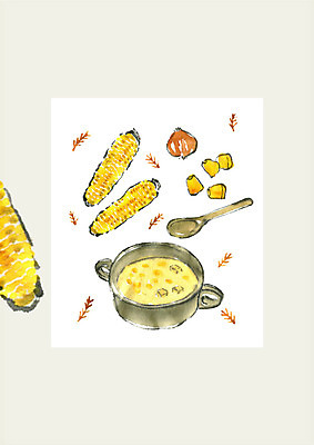 PSD 겨울 일러스트 양파 디저트 옥수수 사람없음 컬러풀 냄비 겨울간식 옥수수알갱이 콘스프 옥수수콘 국내일러스트 계절 음식 컬러 채소 곡류 수프 솥 파일형식