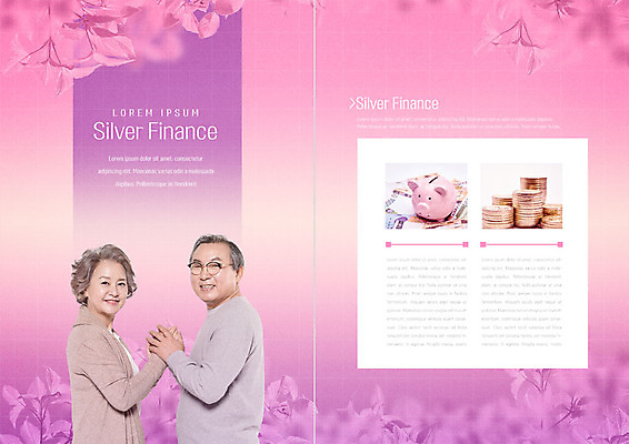 PSD 템플릿 표지디자인 북디자인 출판디자인 여자 노년 남자 꽃 내지 분홍색 돈 북커버 미소 사람 팜플렛 상반신 두명 실버라이프 마주보기 손잡기 노부부 동전 한국인 돼지저금통 60대 노인복지 노후대책 노후자금 금융의날 이미지템플릿 식물 라이프스타일 부부 컬러 모션 표정 동양인 성인 노후 저금통 재산 복지 파일형식 법정기념일