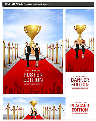 전신 PSD 서양인 외국인 템플릿 배너 배너템플릿 드레스 여자 남자 가로배너 ZIP 포스터 세로배너 40대 중년 사람 정장 20대 성인 두명 빨간색 현수막 배우 트로피 레드카펫 시상 시상식 배너세트 옷 컬러 인종 청년 가로 세로 세트 상_우승 연예인 파일형식