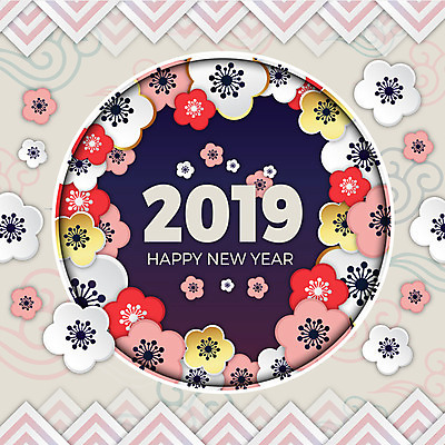구름 전통 꽃밭 꽃무늬 패턴 일러스트 새해 한국 사람없음 컬러풀 전통문양 축제 화려 해피뉴이어 2019년 기해년 황금돼지 국내일러스트 AI파일 돼지의해 자연요소 문양 꽃 아시아 컬러 컨셉 무늬 새해인사 돼지띠 돼지 연도 파일형식 벡터