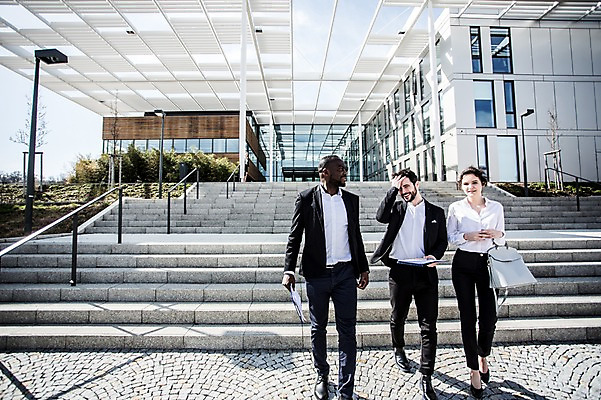 포토 JPG 주간 전신 서양인 외국인 여자 남자 흑인 가방 회사 비즈니스 대화 미소 사람 빌딩 20대 성인 야외 앞모습 세명 30대 친구 비즈니스라이프 걷기 계단 직장인 비즈니스맨 비즈니스우먼 동료 문서 체코 국내포토 자연요소 직업 라이프스타일 잡화 유럽 뷰포인트 관계 모션 표정 말하기 인종 청년 건물 장년 파일형식