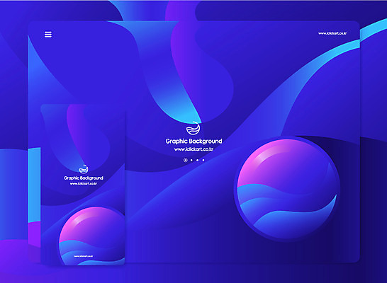 도형 물결 백그라운드 곡선 일러스트 모바일 사람없음 파란색 컬러풀 유행 원형 그라데이션 국내일러스트 AI파일 선 컬러 파일형식 벡터