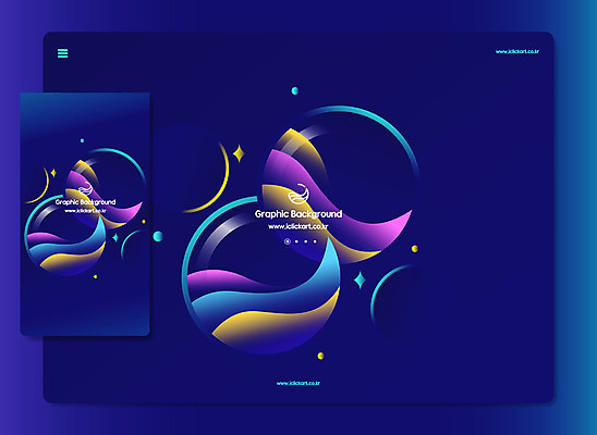 도형 별 물결 백그라운드 곡선 일러스트 모바일 사람없음 컬러풀 유행 원형 남색 그라데이션 국내일러스트 AI파일 자연요소 선 컬러 파일형식 벡터