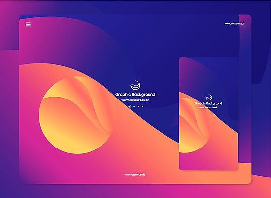 도형 물결 백그라운드 곡선 일러스트 모바일 사람없음 컬러풀 유행 주황색 원형 자주색 남색 그라데이션 국내일러스트 AI파일 선 컬러 파일형식 벡터