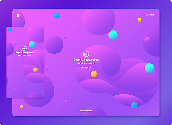 도형 물결 백그라운드 곡선 일러스트 모바일 사람없음 컬러풀 유행 보라색 원형 그라데이션 민트색 국내일러스트 AI파일 선 컬러 파일형식 벡터