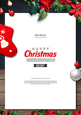 PSD 편집 편집이미지 꽃 행복 크리스마스 겨울 크리스마스용품 프레임 사람없음 장식 빨간색 초록색 장식볼 남색 크리스마스양말 포인세티아 오너먼트 이미지편집 식물 계절 기념일 감정 컬러 크리스마스장식 양말 용품 파일형식