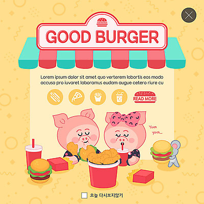 PSD 템플릿 커플 ZIP 음료 웹템플릿 팝업 이벤트팝업 웹팝업 이벤트 사람없음 치킨 마시기 감자튀김 햄버거 돼지 먹기 닭다리 돼지캐릭터 빅팝업 맛있는 이미지템플릿 동물캐릭터 포유류 관계 모션 감자 패스트푸드 튀김 닭고기요리 파일형식