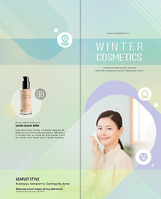 PSD 템플릿 표지디자인 북디자인 응시 출판디자인 여자 표지 리플렛 겨울 2단접지 한명 미소 사람 팜플렛 상반신 성인 30대 화장 뷰티 세일 화장품 한국인 파운데이션 성인여자한명만 이미지템플릿 1 시선 계절 표정 동양인 장년 여자한명만 성인여자만 파일형식
