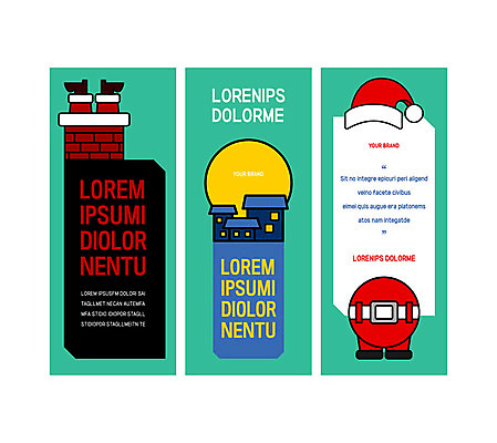 템플릿 배너 배너템플릿 세로배너 크리스마스 산타모자 산타옷 주택 굴뚝 이벤트 사람없음 초록색 보름달 현수막 배너세트 엑스배너 AI파일 모자_잡화 옷 기념일 컬러 건물 세로 세트 달 파일형식 벡터