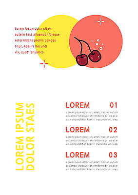 템플릿 내지 과일 사람없음 컬러풀 원형 앵두 프레젠테이션 문서템플릿 서식 문서 제안서 이미지템플릿 AI파일 도형 열매 컬러 파일형식 벡터