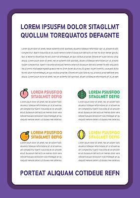 템플릿 내지 과일 귤 수박 사람없음 보라색 프레젠테이션 문서템플릿 서식 문서 복숭아 제안서 참외 이미지템플릿 AI파일 컬러 파일형식 벡터