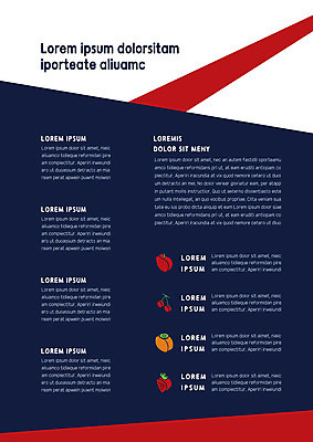 템플릿 내지 과일 딸기 감 사람없음 빨간색 체리 사과 남색 프레젠테이션 문서템플릿 서식 문서 제안서 이미지템플릿 AI파일 컬러 파일형식 벡터