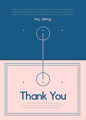 템플릿 선 분홍색 카드템플릿 사람없음 파란색 점 원형 감사카드 이미지템플릿 AI파일 카드프레임 도형 컬러 카드_감사 프레임 파일형식 벡터