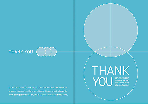 템플릿 선 카드템플릿 사람없음 파란색 원형 감사카드 겹침 이미지템플릿 AI파일 카드프레임 도형 컬러 카드_감사 프레임 파일형식 벡터