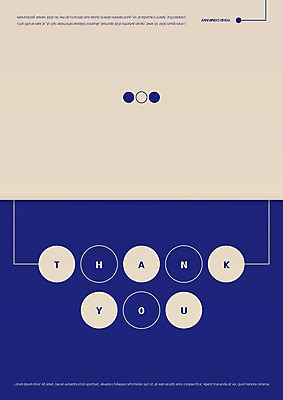 템플릿 선 카드템플릿 사람없음 파란색 원형 감사카드 베이지색 이미지템플릿 AI파일 카드프레임 도형 컬러 카드_감사 프레임 파일형식 벡터