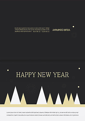 템플릿 카드템플릿 새해 사람없음 반짝임 검은색 삼각형 연하장 해피뉴이어 신년카드 이미지템플릿 AI파일 카드프레임 도형 컬러 모션 카드_감사 프레임 새해인사 파일형식 벡터