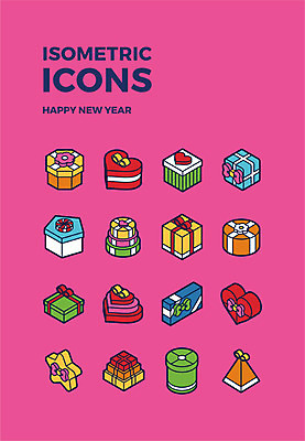 아이콘 행복 별 리본 분홍색 포장 새해 선물 사람없음 선물상자 상자 하트 해피뉴이어 새해선물 2D아이콘 AI파일 자연요소 모양 감정 컬러 새해인사 파일형식 벡터 명절선물