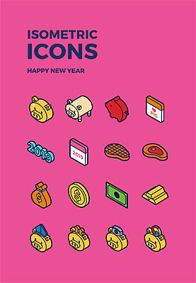 아이콘 행복 분홍색 지폐 돈 새해 돼지고기 스테이크 사람없음 세트 돼지저금통 달력 돼지띠 돼지 돈자루 해피뉴이어 금괴 아이소메트릭 2019년 금융의날 2D아이콘 AI파일 감정 컬러 포유류 서양음식 육류 저금통 새해인사 십이지신 재산 황금 연도 파일형식 벡터 법정기념일