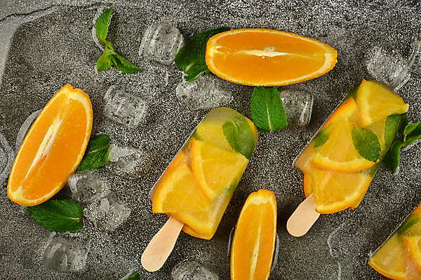 포토 JPG 해외이미지 오렌지 아이스크림 사람없음 얼음 주황색 시원함 허브 막대아이스크림 해외포토 자연요소 식물 컬러 과일 디저트 파일형식 이미지허브