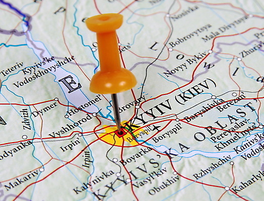 포토 JPG 해외이미지 지도 실내 사람없음 압정 위치 우크라이나 해외포토 유럽 내부 사무용품 파일형식 이미지허브